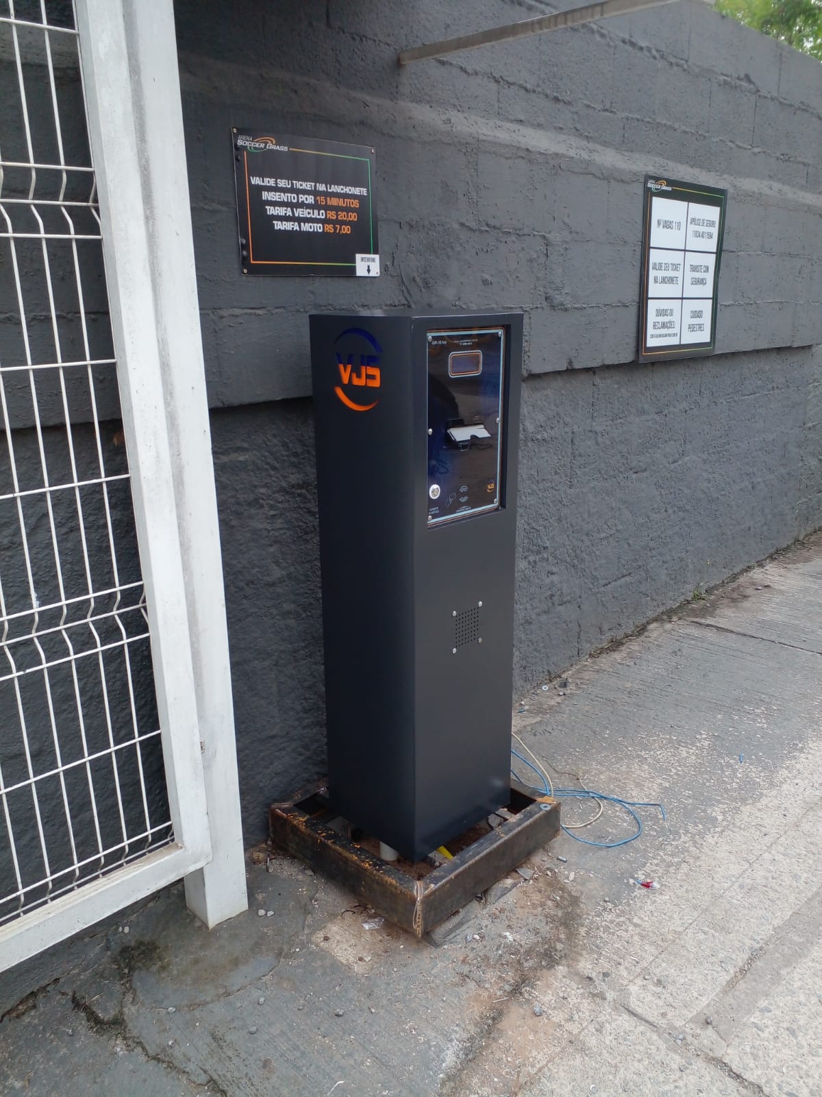 Totem de estacionamento